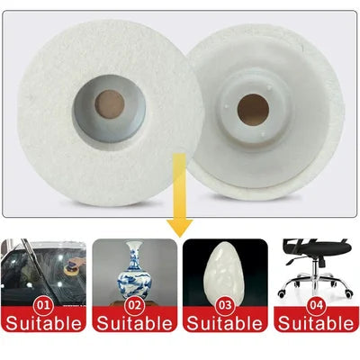 Buy 1 Get 1 Free🎁Wool Felt Polishing Wheel Disc Pack