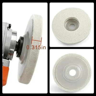 Buy 1 Get 1 Free🎁Wool Felt Polishing Wheel Disc Pack