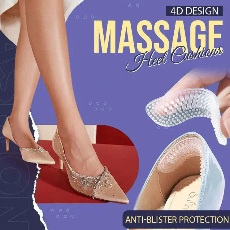 💥Limited Time Offer💥 4 Design Massage Heel Cushion