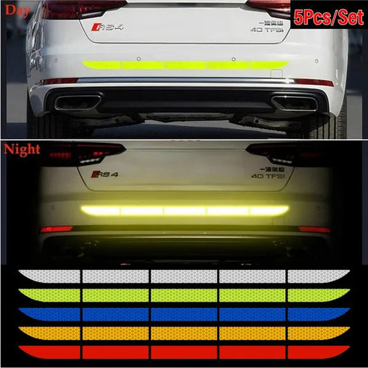 Car Reflective Stickers Waterproof 5pcs/set