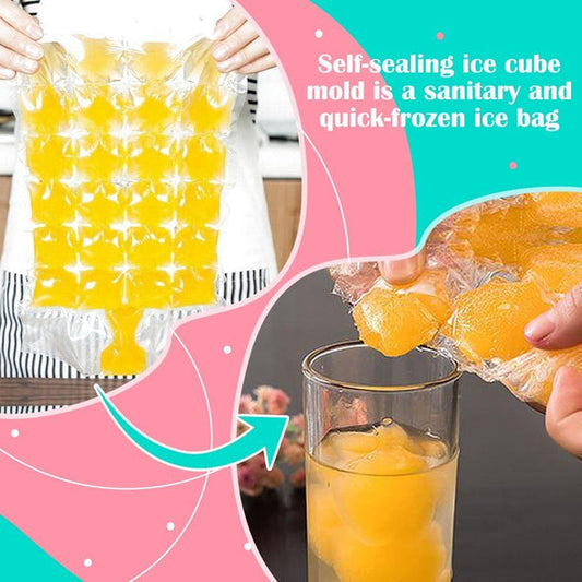 Disposable Ice Making Bag (1Pack/10Pcs) With Free Foldable Funnel