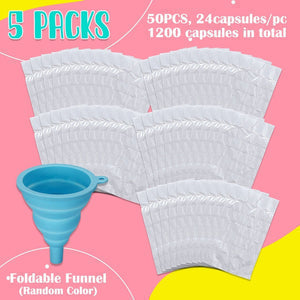 Disposable Ice Making Bag (1Pack/10Pcs) With Free Foldable Funnel