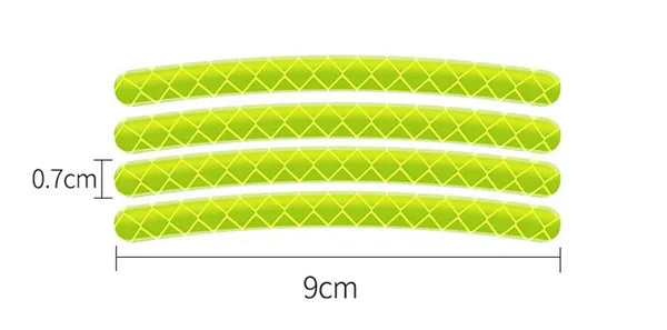 Car Wheel Hub Sticker High Reflective Stripe Tape